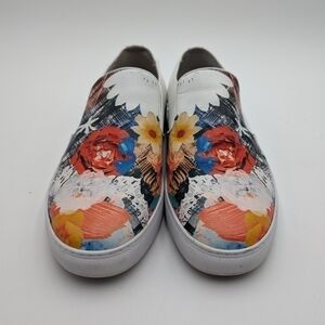 Robert Graham RG5485S Slip On Floral Print Men's Shoes Size 8